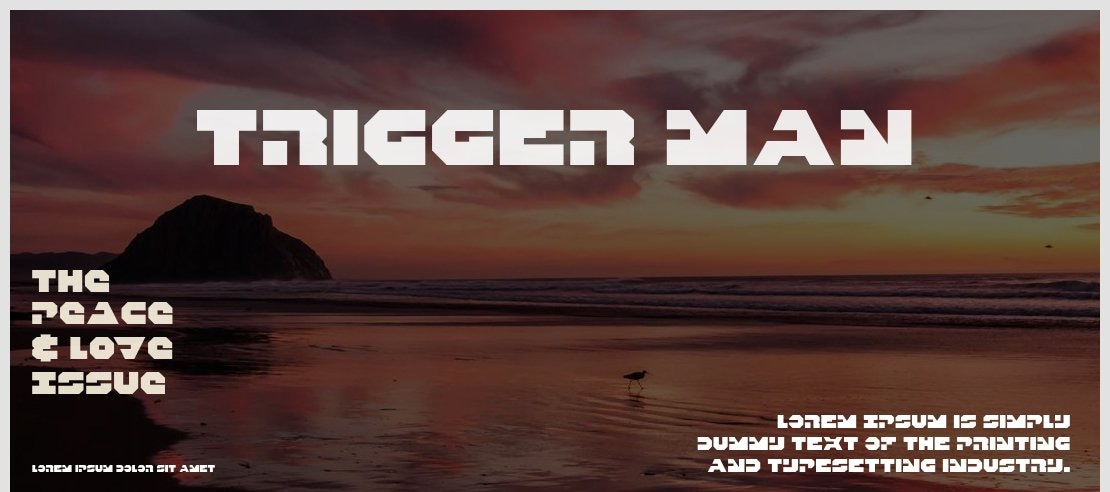 Trigger Man Font Family