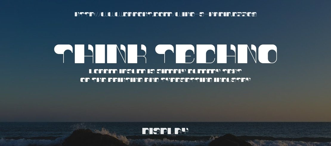 Think Techno Font Family