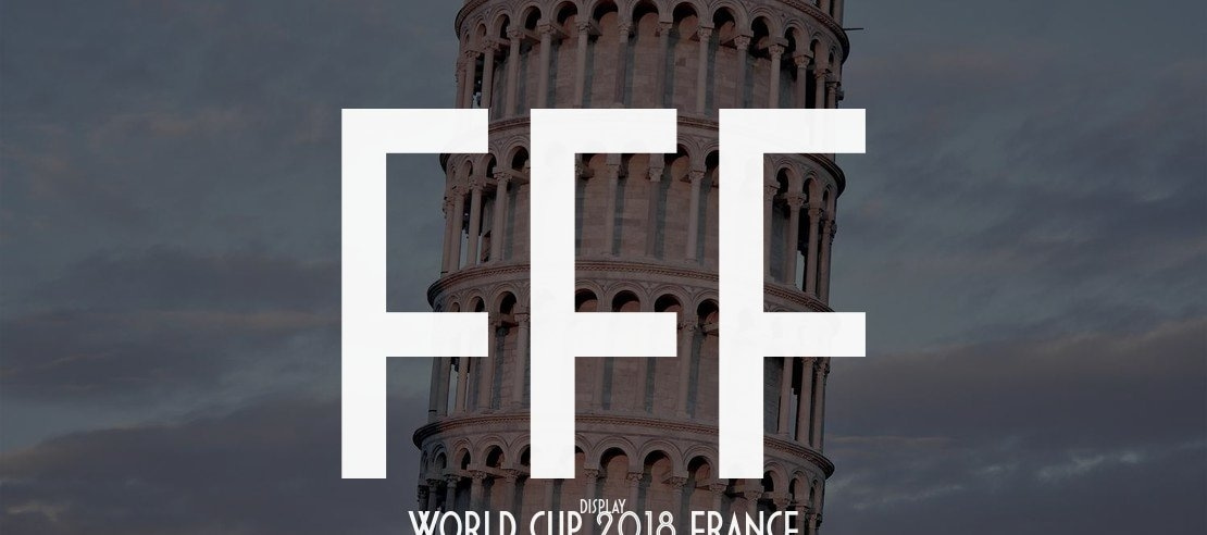 FFF World Cup 2018 France Font