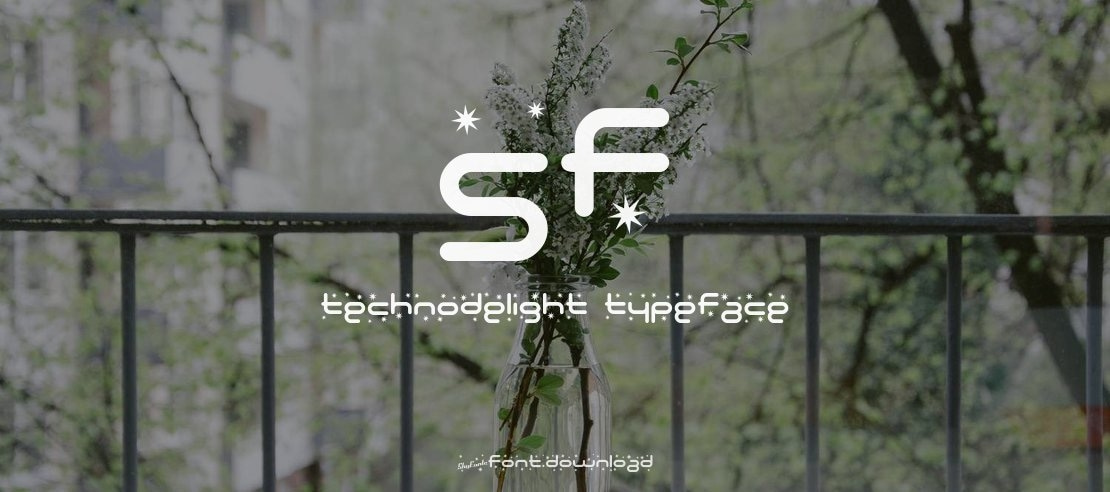 SF Technodelight Font Family