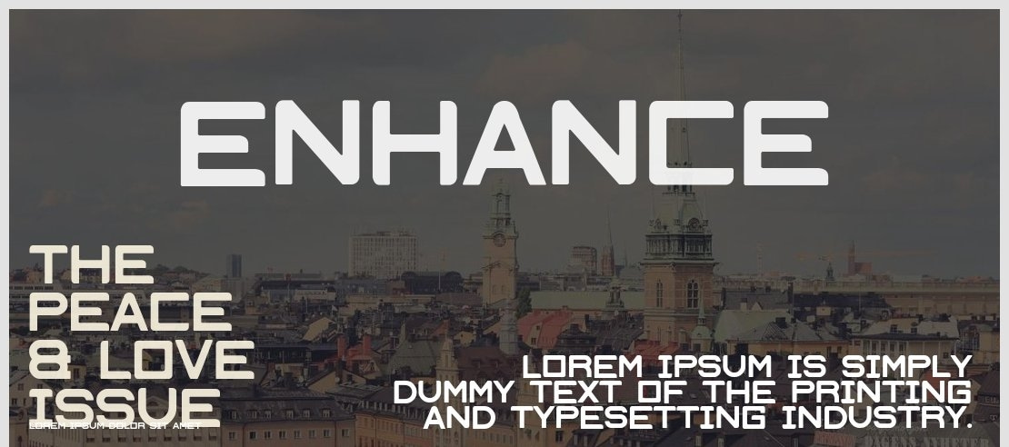 Enhance Font