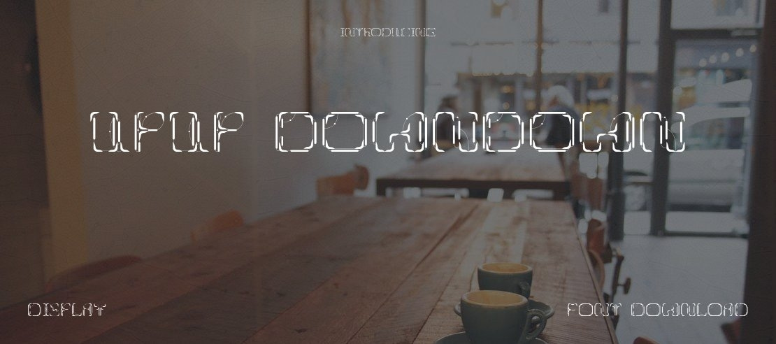 UpUp DownDown Font