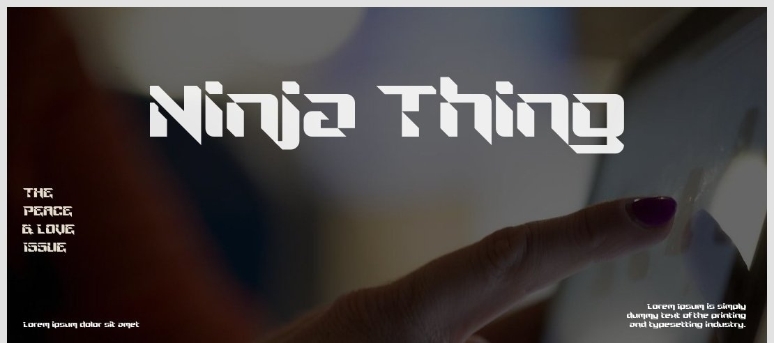 Ninja Thing Font