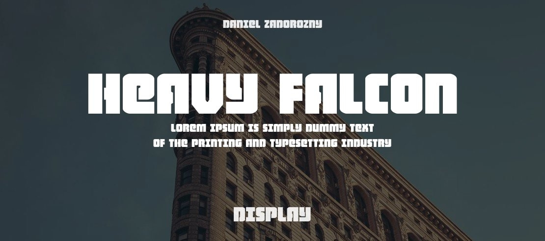Heavy Falcon Font Family