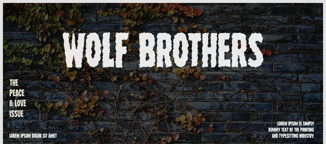 Wolf Brothers Font Family
