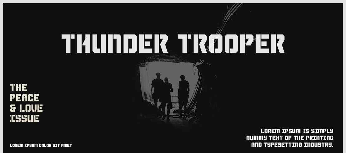 Thunder Trooper Font Family