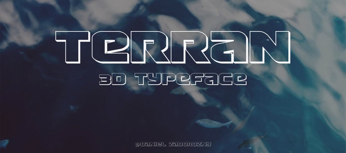 Terran 3D Font Family