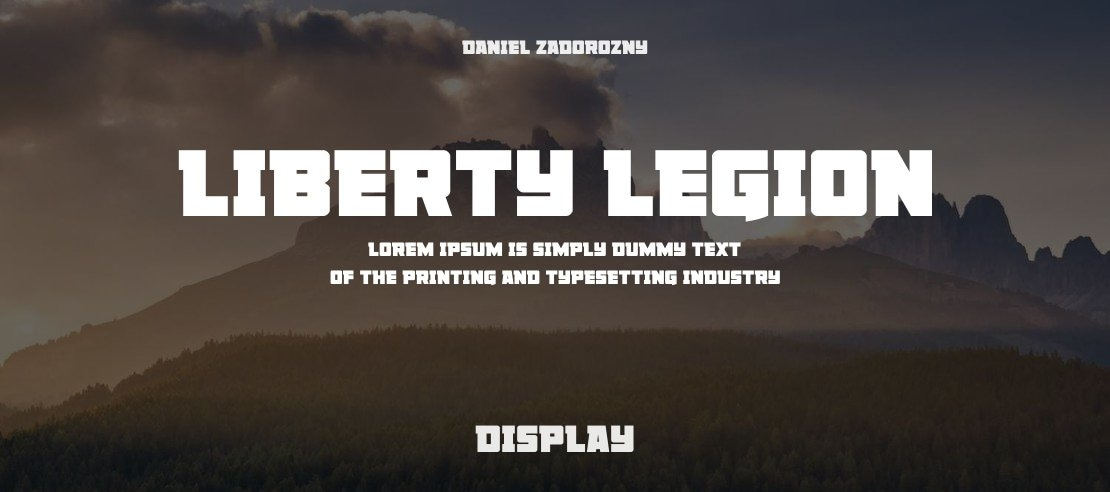 Liberty Legion Font Family