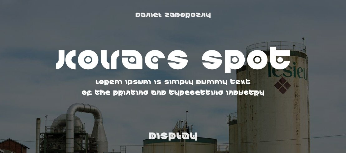 Kovacs Spot Font Family