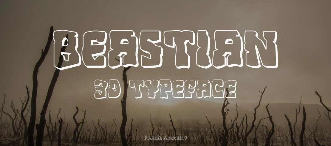 Beastian 3D Font Family