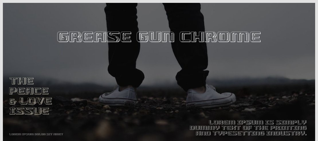 Grease Gun Chrome Font Family