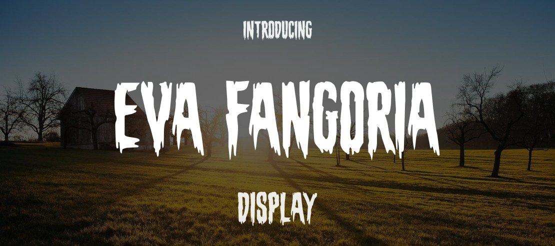 Eva Fangoria Font Family