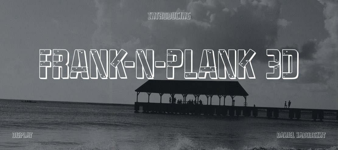 Frank-n-Plank 3D Font Family