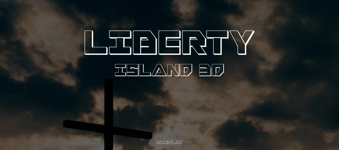 Liberty Island 3D Font Family