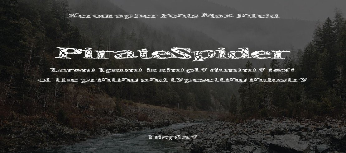 PirateSpider Font