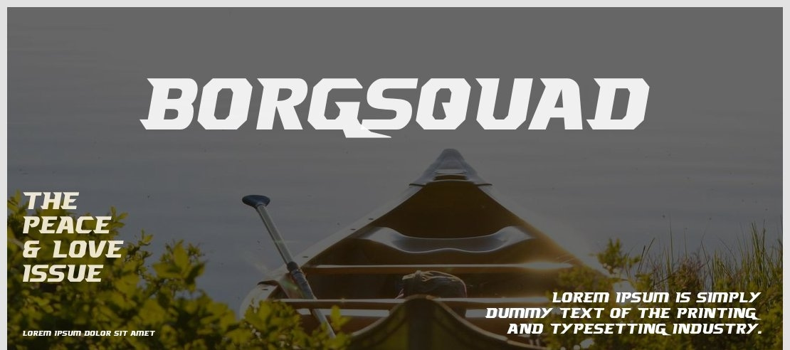 Borgsquad Font Family