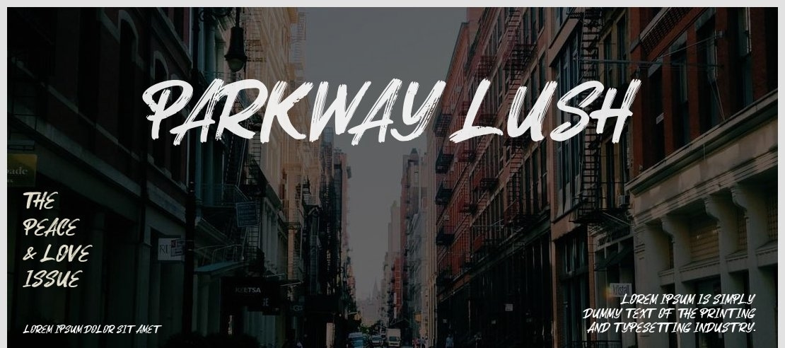 Parkway Lush Font