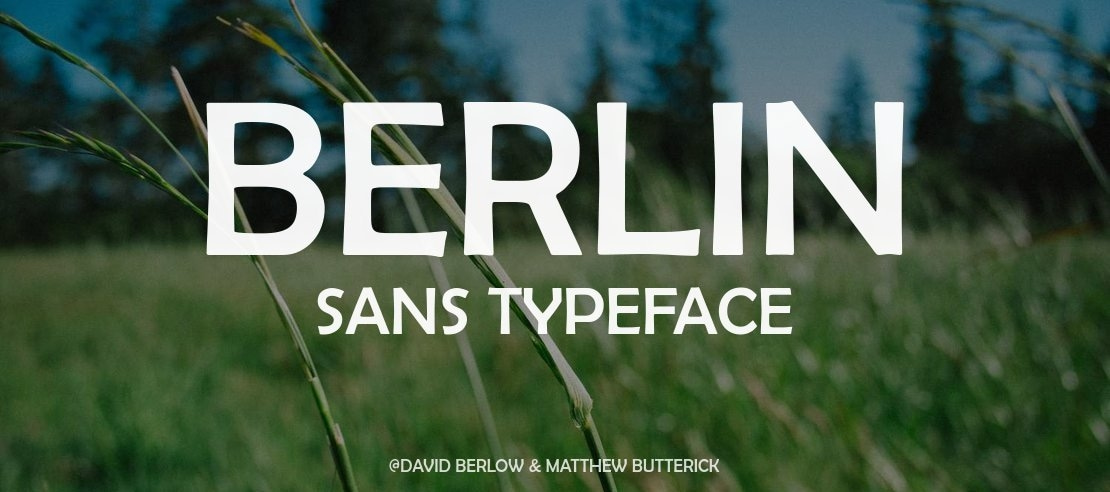 Berlin Sans Font Family