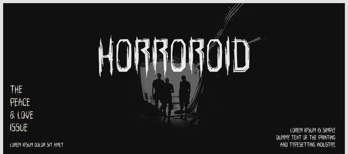 Horroroid Font Family