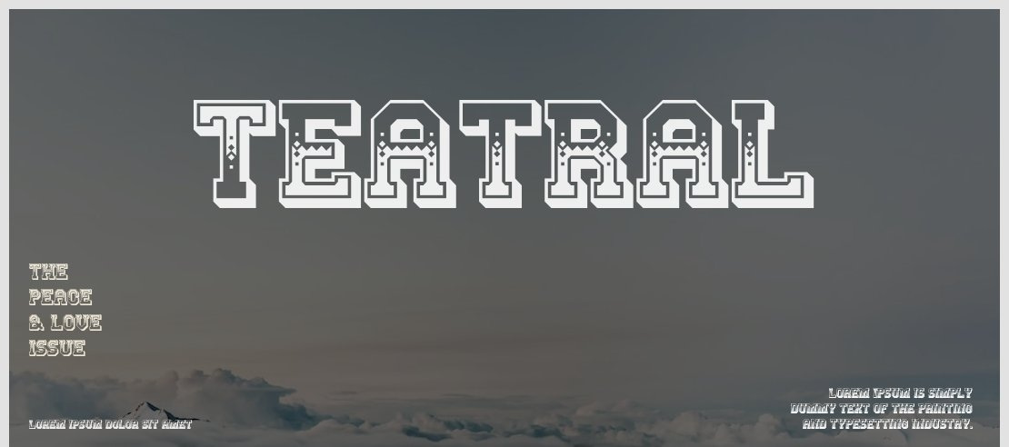 Teatral Font