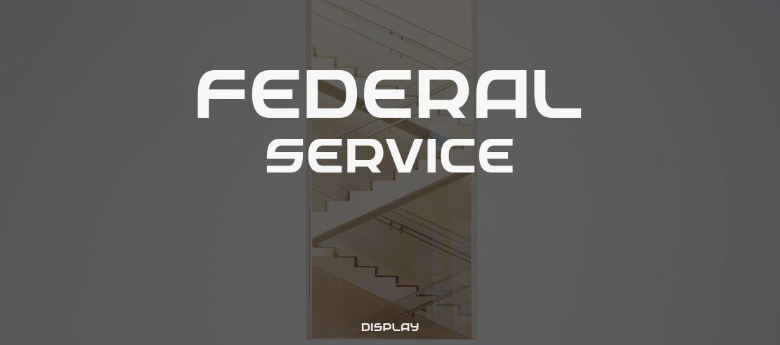 Federal Service Font Family