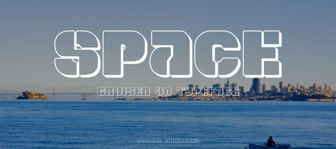 Space Cruiser 3D Font Family