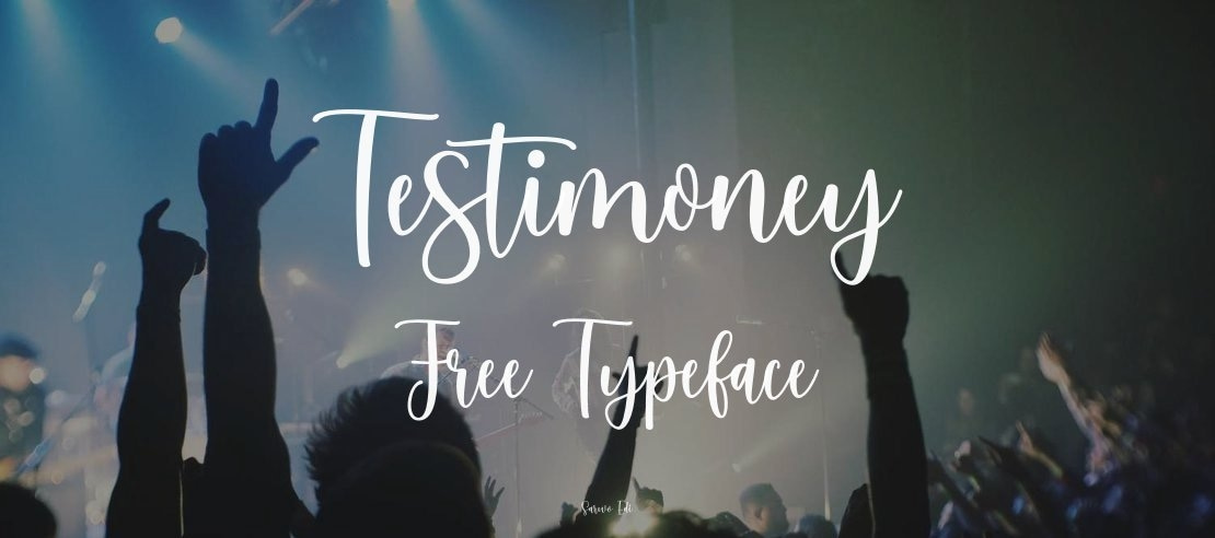 Testimoney Free Font