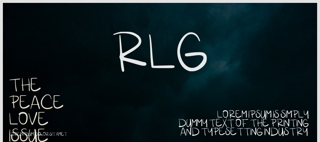 Rlg Font