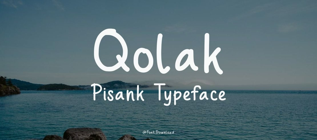 Qolak Pisank Font