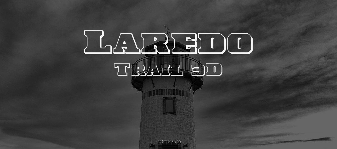 Laredo Trail 3D Font Family
