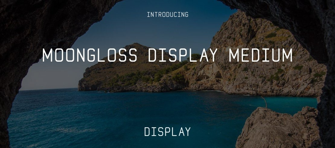 MoonGloss Display Medium Font Family