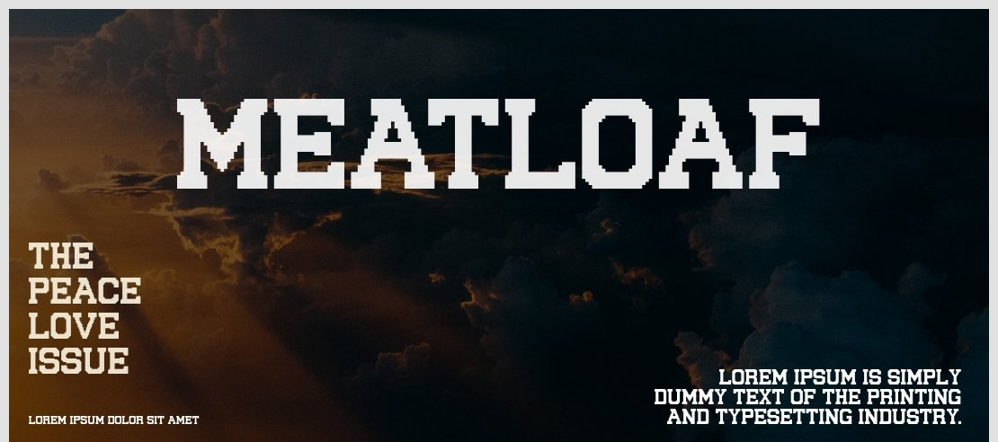 Meatloaf Font