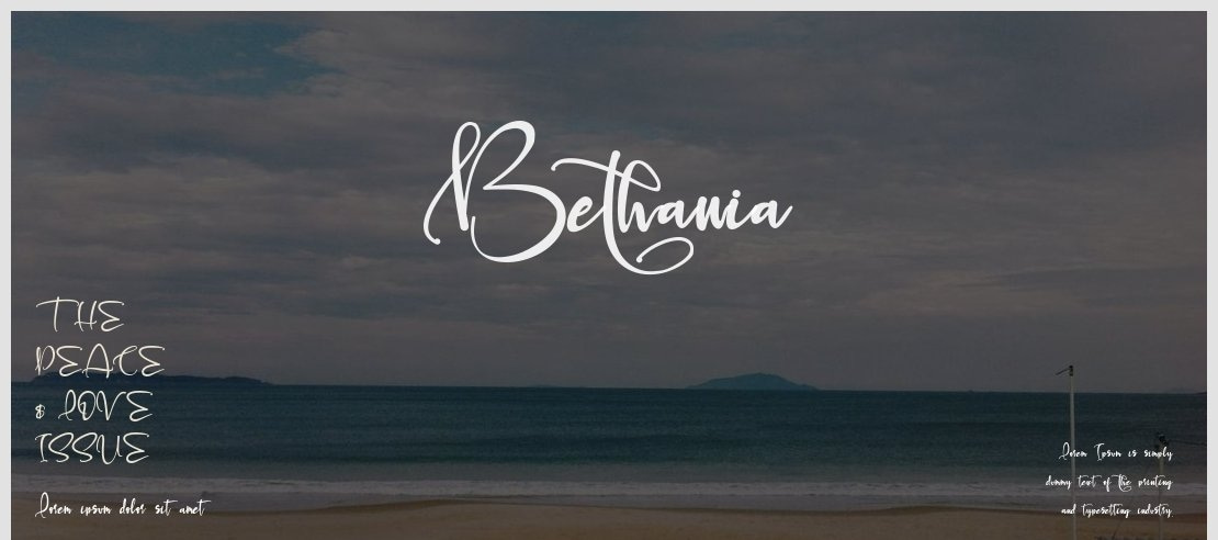 Bethania Font