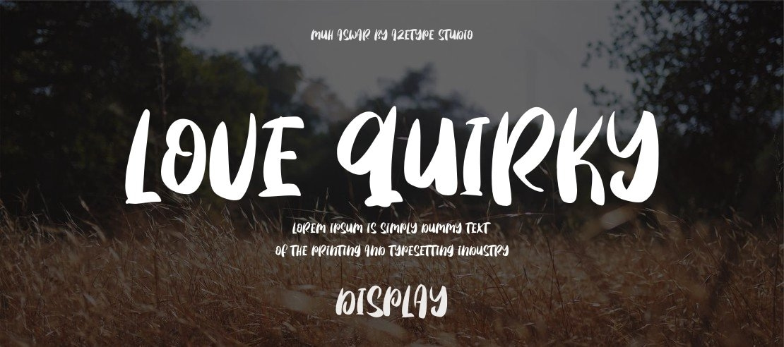 Love Quirky Font