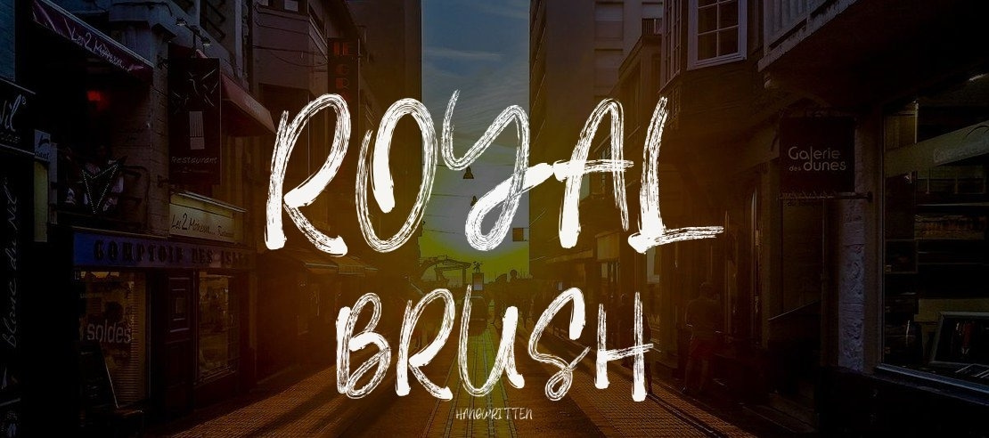 Royal Brush Font