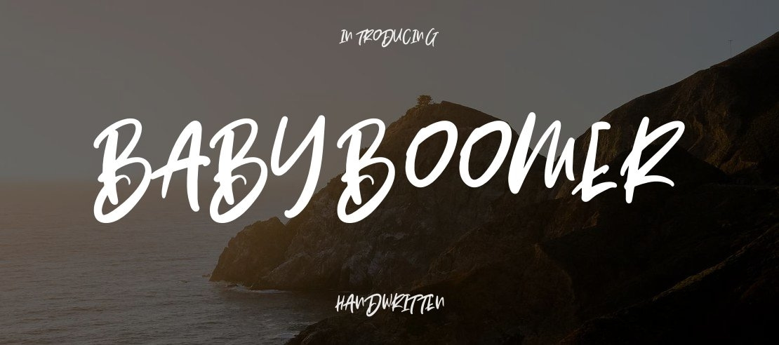 Baby Boomer Font