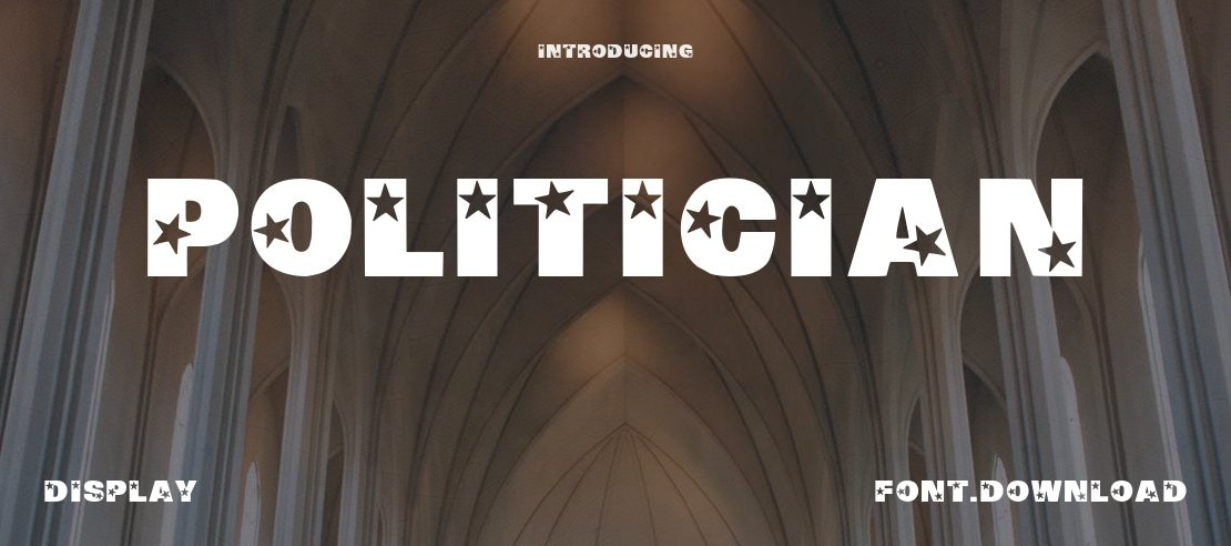 Politician Font