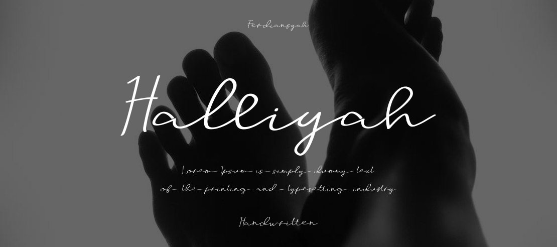 Halliyah Font