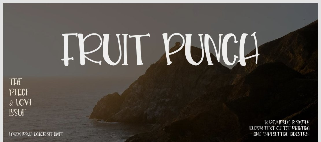 Fruit Punch Font