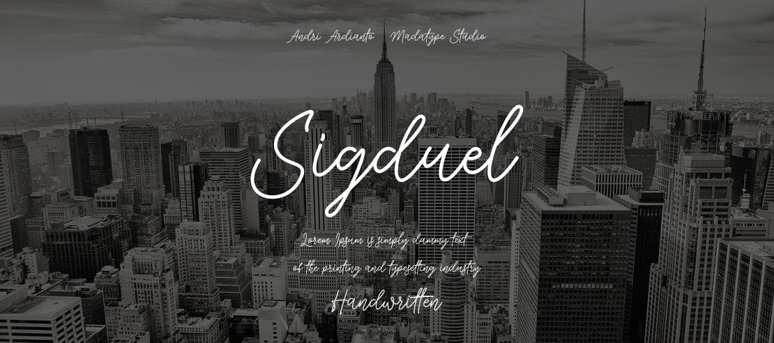 Sigduel Font