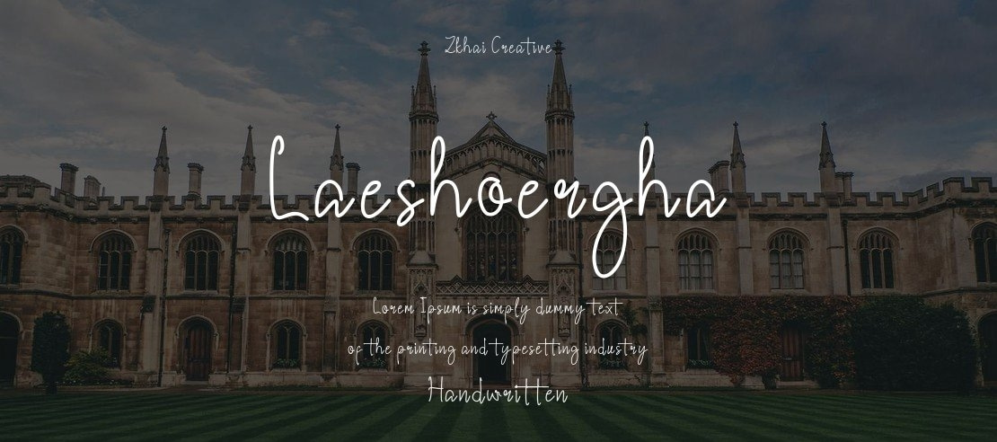 Laeshoergha Font