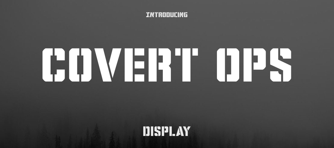 Covert Ops Font Family