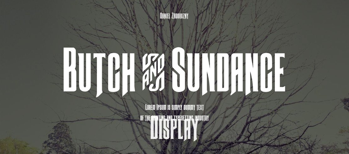 Butch & Sundance Font Family