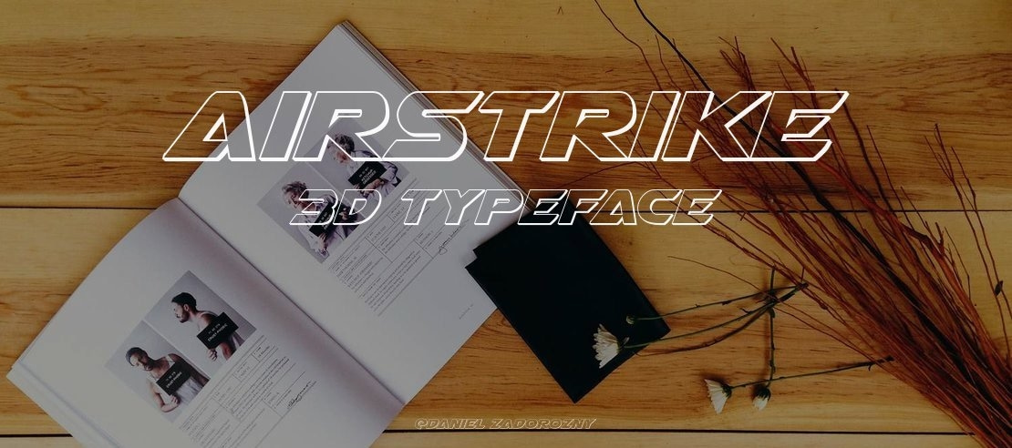 Airstrike 3D Font Family