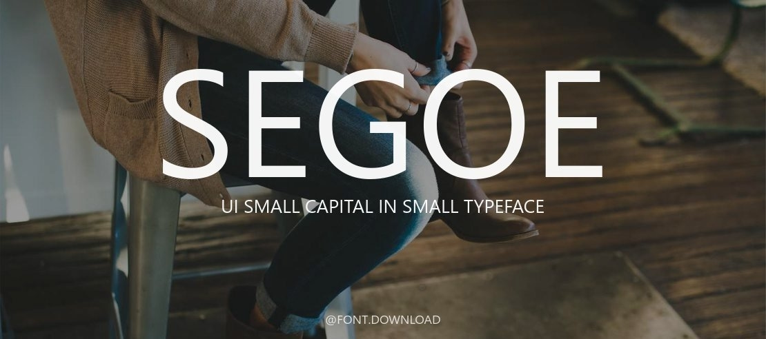 Segoe UI Small Capital in Small Font