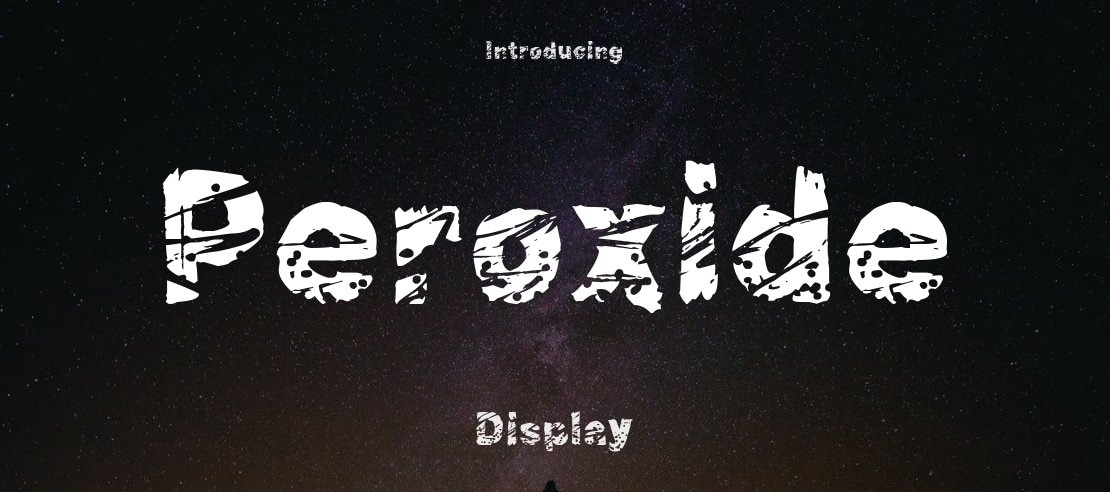 Peroxide Font