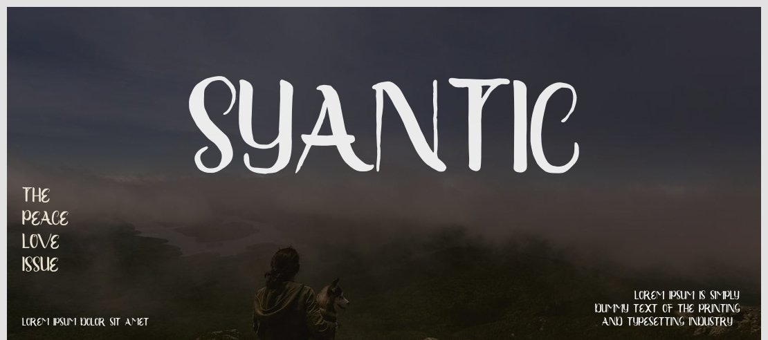 Syantic Font