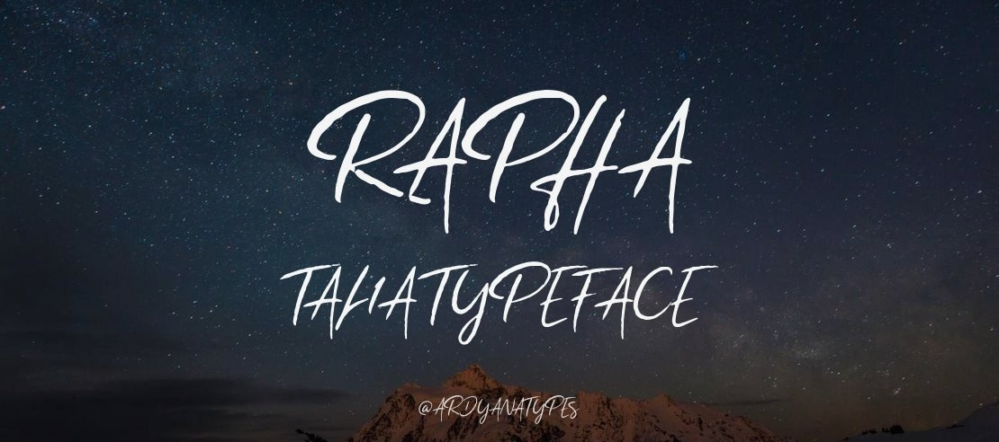 Rapha Talia Font