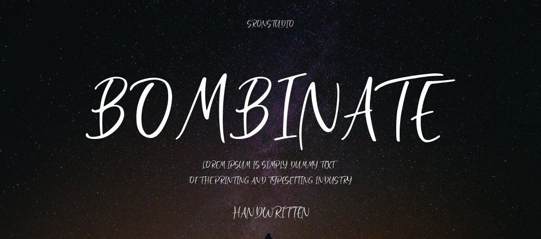 Bombinate Font