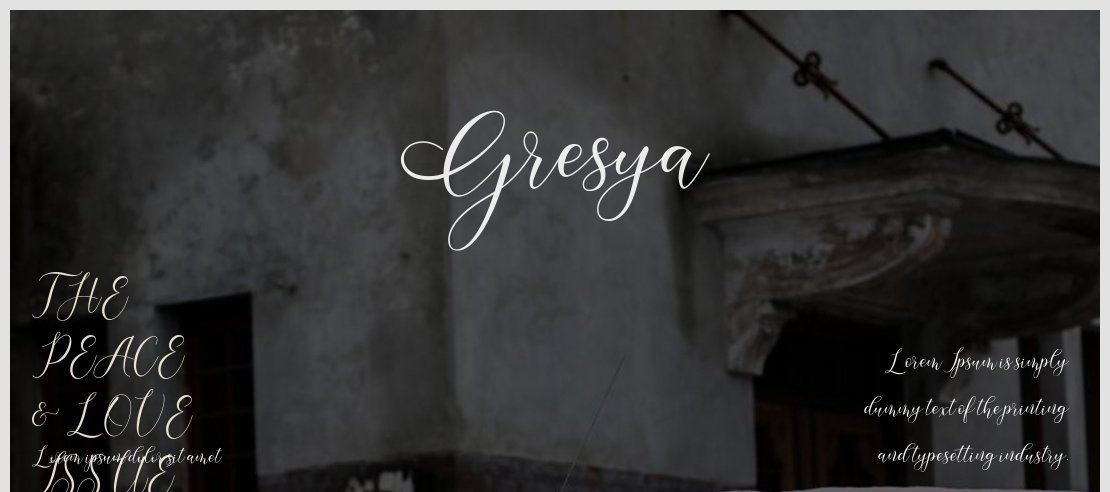 Gresya Font Family